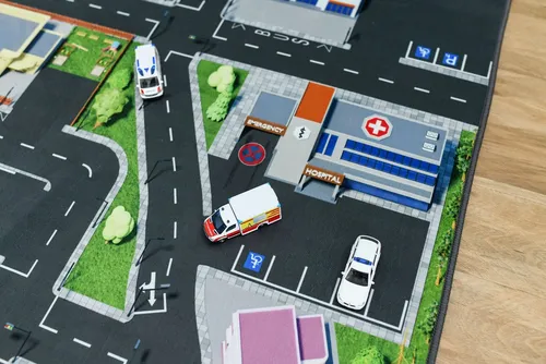 SkippiDoo Kinderteppich Straßenteppich von SkippiDoo