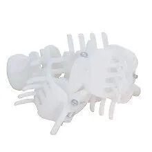 Claw Clips weiss 10er in weiß von Yellow Bird