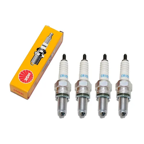 Zündkerzen Set NGK 4x CR10EK entstört 19mm Langgewinde Ø 10mm, 2360