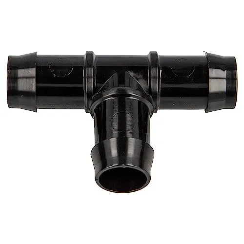 tecuro Schlauchverbinder T-Stück Ø 21 mm, KS-schwarz, 10 bar