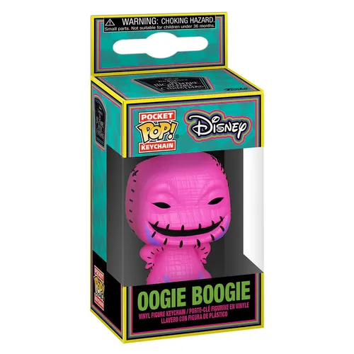 Funko Pop Schlüsselband: Nightmare Before Christmas Oogie Boogie (Schwarzlicht)