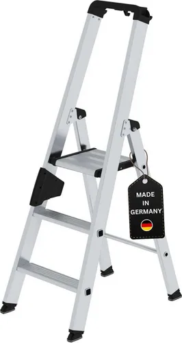 Stufen-Stehleiter einseitig begehbar 3 Stufen