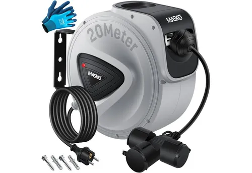 MASKO Verlängerungskabel 20 cm in grau von Masko