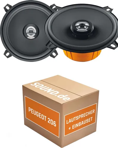 Hertz DCX 130.3 Einbaupaket für Peugeot 206 – 13cm Lautsprecher Boxen - Vollständiges Einbaupaket für Peugeot 206 (1998-2006) mit 2x 13cm Tief-Mitteltönern und integriertem Hochtöner. Einfache Montage und optimierter Klang für Ihr Fahrzeug.