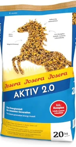 Josera Aktiv 2.0 20kg – Energiemüsli für aktive Pferde von Josera
