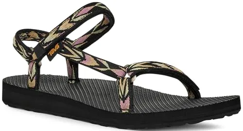 Teva Original Universal Slim Damen Sandalen - Archive Wings Root (ASR) 11 - Wanderschuhe mit 100% textilem Obermaterial, ideal für Damen, die Komfort und Stil in der Natur suchen.