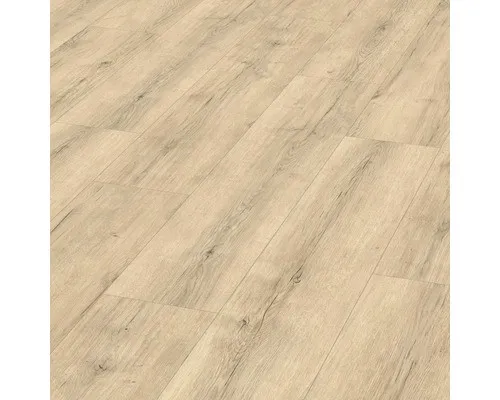 Laminat Nature Sense Carlin Eiche sand - Landhausdiele - Laminatböden in edlem Eiche sand Design, ideal für ein warmes Wohnambiente und besonders pflegeleicht.