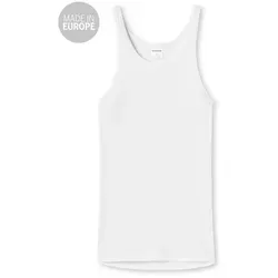 Schiesser Unterhemd Doppelripp 'Original Classics' (1-St) - Unterhemden aus 100% Mako-Baumwolle, angenehm weich und langlebig. Klassischer Schnitt mit längerer Rückenpartie für optimalen Tragekomfort.