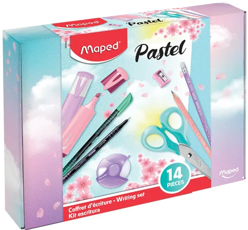 Maped Zeichenset Pastel 14-teilig im Karton