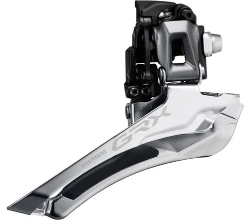Shimano FD-RX810 Umwerfer, Silber, 11-Fach - Fahrradteile mit ergonomischer Kraftübertragung und natürlichem Schaltgefühl für optimale Leistung beim Radfahren.