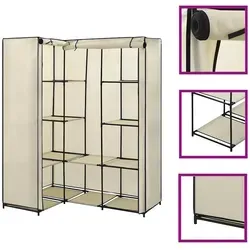 vidaXL Eckkleiderschrank - Kleiderschränke: Stabiler Eckkleiderschrank mit viel Stauraum, schützt Kleidung vor Staub und Schmutz – ideal für kleine Räume.