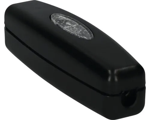 Schnur-Dimmer LED 4-100 W schwarz - Smart Home Dimmer für LED-Leuchten, dimmbar von 4 bis 100 W, sorgt für stimmungsvolles Licht und einfache Steuerung.