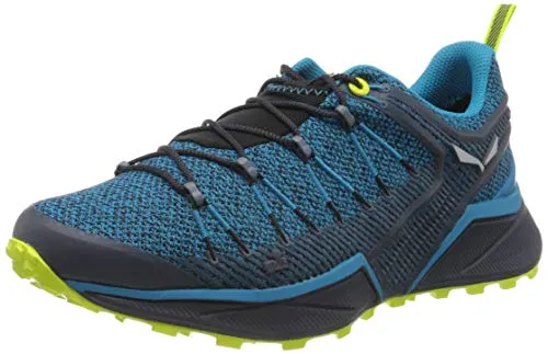 SALEWA Herren Trailrunningschuhe DROPLINE - Agil und komfortabel - Wanderschuhe mit leichter Air Mesh-Konstruktion und leistungsstarker EVA-Zwischensohle für optimalen Komfort und minimale Aufprallkraft. Ideal für dynamisches Speed Hiking auf alpinem Gelände.