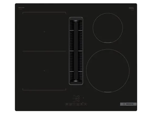 Bosch PVS611B16E Induktionskochfeld mit Dunstabzug - Kochfeld mit integriertem Downdraft-Abzug, 60 cm, für flexibles Kochen und effiziente Dunstabführung. Ideal für moderne Küchen!