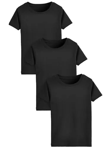 NEXT Jungen T-Shirts im 3er-Pack Schwarz 146-152