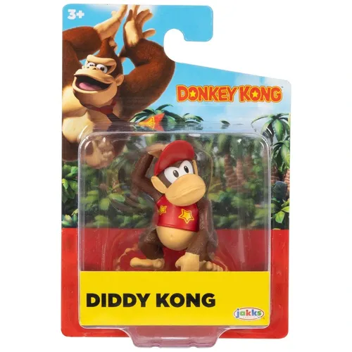 Nintendo Super Mario Bros Donkey Kong Actionfigur Diddy Kong 6 cm