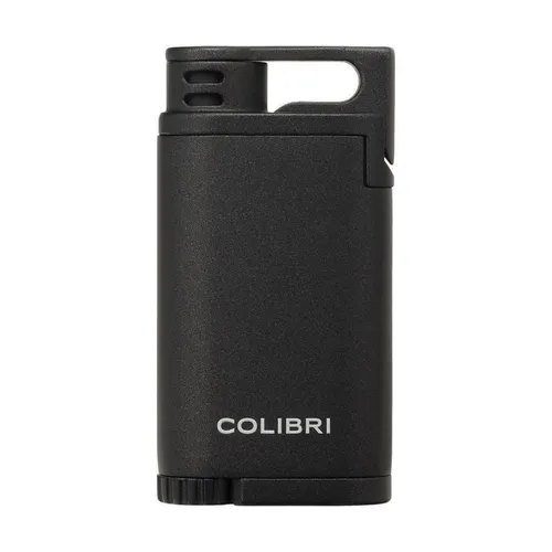 Colibri Belmont II Jet-Flame Feuerzeug schwarz - Hochwertiges Jet-Flame Feuerzeug in elegantem schwarz mit praktischer Füllstandanzeige. Ideal für den täglichen Einsatz und perfekt für unterwegs.