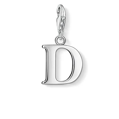 Thomas Sabo Damen Charm-Anhänger D in silber von THOMAS SABO