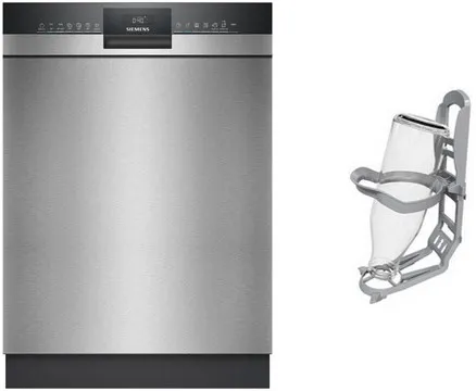 Siemens SN 43 EUEUAE Geschirrspüler Set aus Edelstahl