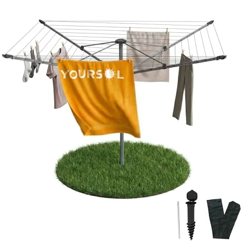 Produktbild YOURSOL Wäschspinne 50 m mit Schutzhülle