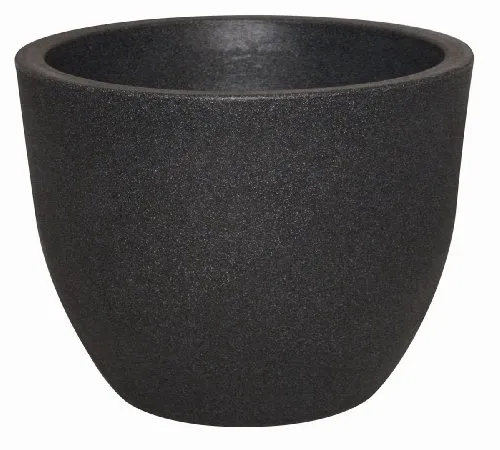 Geli Blumentopf Rimini Ø 40 cm anthrazit von geli Thermo Plastic