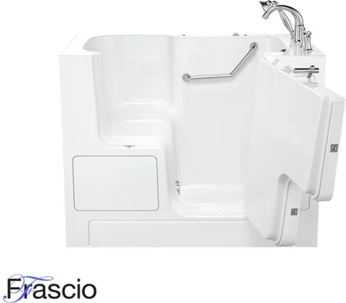 Badewanne mit Tür und Sitz Modell 3052 Größe 135x75 cm Rechte Ausführung