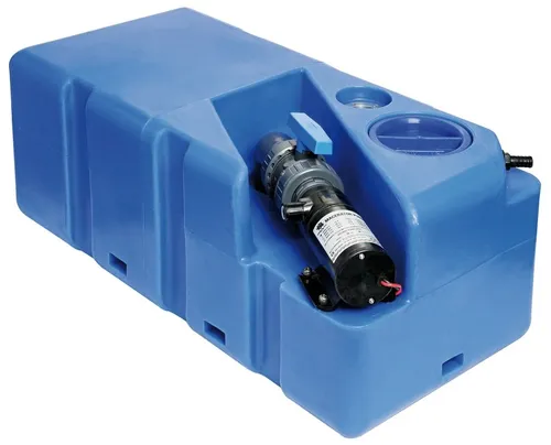 Osculati Fäkalientank mit Zerhackerpumpe 80 l 12 V