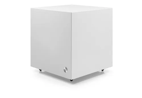 Audio Pro SW-5 - Aktiv Subwoofer 150W Digital, kraftvoller Bass und elegantes Design für Home Entertainment in Weiss