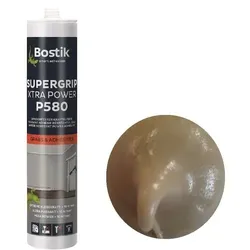 Bostik P580 Supergrip Xtra Power beige PU Montage Klebstoff 435g Kartusche