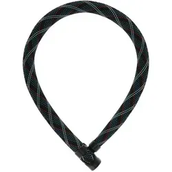 ABUS Kettenschloss IVERA Chain 7210 – Hochflexibles Fahrradschloss mit IvyTex-Ummantelung - Fahrradschlösser mit 7 mm starker Stahlkette, schützendem Kunstfaser-Mantel gegen Kratzer und ideal für sicheres Parken, auch ohne Fahrradständer.