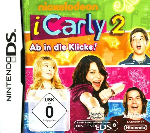 iCarly 2 - Das Spiel - Games: Erlebe spannende Abenteuer mit Carly und ihren Freunden, voller Minispiele und Kreativität!