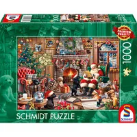 Gemütliche Weihnachten Puzzle 1000 Teile - Entdecke den Zauber der Feiertage mit diesem 1000 Teile Puzzle. Ideal für entspannte Stunden, fördert die Konzentration und sorgt für festliche Stimmung.