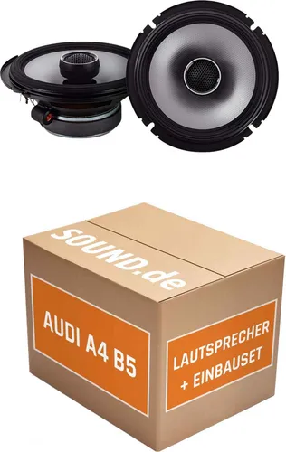 JUST SOUND Einbauset Alpine S2-S65 für Audi A4 B5 Lautsprecher