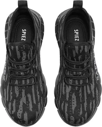 UE Stock Unisex Leichte atmungsaktive Arbeitsschuhe Sneaker Gr. 38 Schwarz Grau Arbeitsschuh perfekt für verschiedene Arbeitsumgebungen