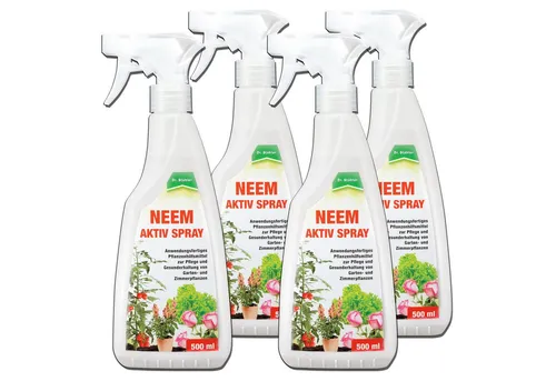 SILBERKRAFT Neem Aktiv Spray - Pflanzenpflege Spray für gesunde Garten- und Zimmerpflanzen, angereichert mit bioaktiven Neembaumstoffen zur Verbesserung der biologischen Aktivität.