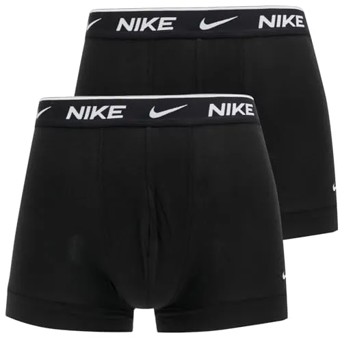 NIKE Underwear Trunk TRUNK 2PK - Bequeme Sport-Trunks im 2er-Pack - Boxer anliegend mit Logo-Elastikbund für höchsten Tragekomfort und uneingeschränkte Bewegungsfreiheit. Ideal für sportliche Looks und den ganzen Tag.