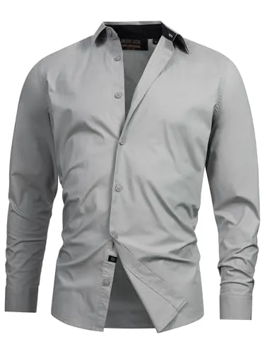 Indicode Langarmhemd INKamby - Beige XL - Herren-Freizeithemden, atmungsaktives Material aus 97% Baumwolle, ideal für lässige Anlässe und bequemes Tragen.