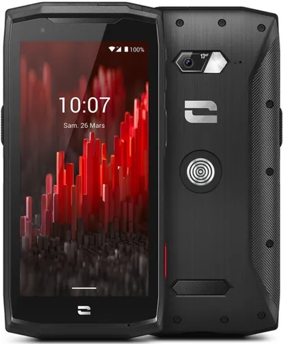 Crosscall CORE M5 schwarz - Outdoor Smartphone mit 4GB RAM und 64GB Speicher, wasserdicht (IP68) und extrem robust für Abenteuer in der Natur