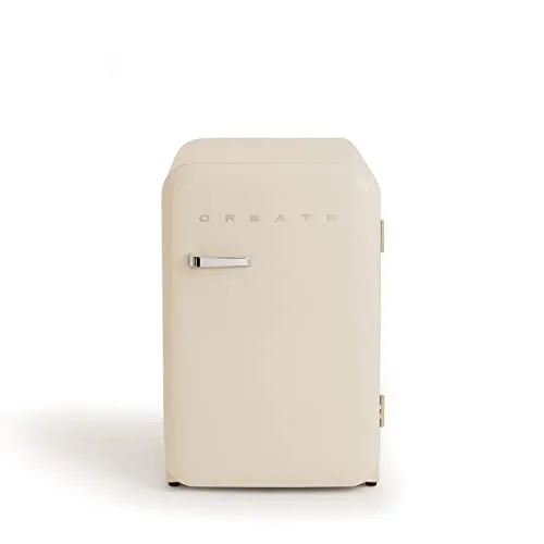 CREATE RETRO FRIDGE 83.5 SILVER