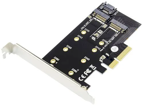 Digitus DS-33170 - 2+1 Port M.2 Controller PCIe, ideal für SSD Erweiterung und hohe Datenübertragungsgeschwindigkeit