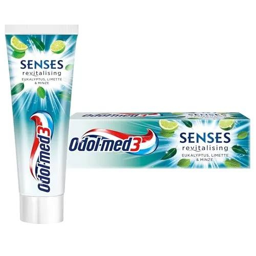 Odol-med3 SENSES Zahnpasta, revitalising Eukalyptus, Limette & Minze, 75ml