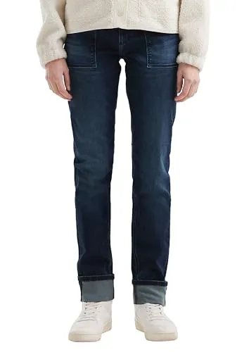 QS Jeans Catie Slim Fit Mid Rise Straight Leg Superstretch - Bequeme Slim Fit Jeans mit Mid Rise Bund und superelastischem Denim. Ideal für den Alltag, mit Eingrifftaschen und Destroyed Details für einen modernen Look.