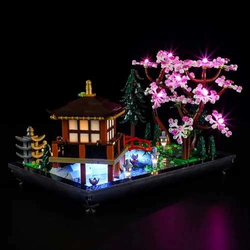 YEABRICKS LED Licht für Lego-10315 Icons Garten der Stille Bausteine Modell (Lego Set Nicht enthalten)