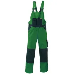 teXXor® Berufslatzhose AMAZONAS 8335 - grün/schwarz, Größe 58 - Robuste Berufslatzhose für Handwerk und Industrie, ölabweisend und schmutzabweisend, ausgestattet mit zahlreichen Taschen und Reflexpaspel für bessere Sichtbarkeit.