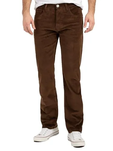 Rock Creek Herren Cordhose H-399 - Stretch Bootcut Hose - Wanderhosen für Herren, Regular-Fit für maximale Bewegungsfreiheit und weiches, robustes Cord für langlebigen Tragekomfort. Ideal für Büro und Freizeit, erhältlich in 29 Größen und 8 Farben.