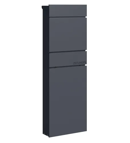 Produktbild Schartec Design Standbriefkasten SPB-12 mit Zeitungsfach