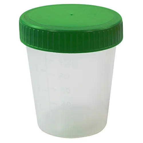 AMPRI 10 Urinprobenbecher mit Deckel 125 ml von AMPri