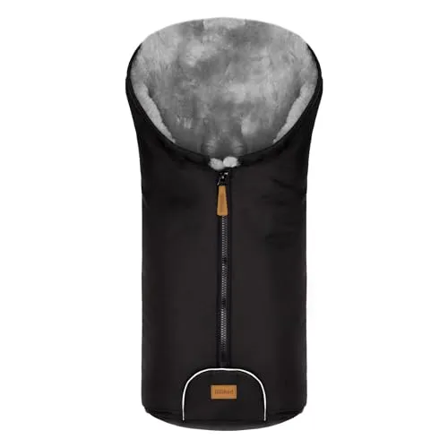 Fillikid Baby Fußsack Pamir & Windel Blaubär | Warmer Winterfußsack für Kinder