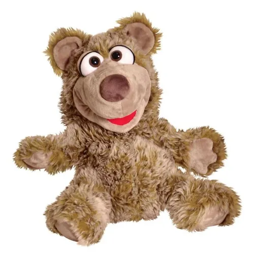 Living Puppets Handspieltiere Bär Kito 45cm - Handspieltiere, 45cm große Bären-Handpuppe aus hochwertigem Polyester, ideal für kreatives Spiel und Geschichtenerzählen.