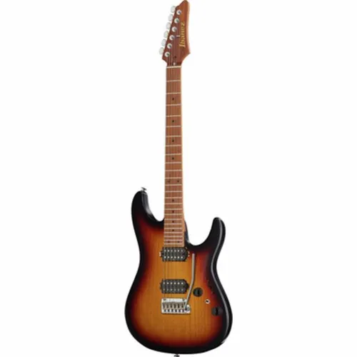 Ibanez AZ2402-TFF Prestige Tri Fade Burst Gitarren - AZ Prestige Series E-Gitarre mit erlesenem Roasted Maple Hals und Seymour Duncan Hyperion Pickups für herausragenden Klang und Spielkomfort.
